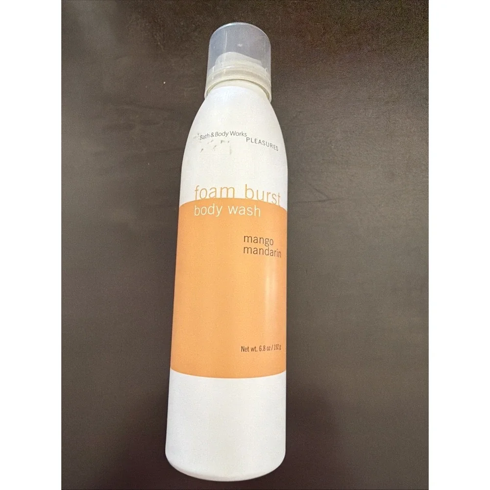 Bath and Body Works Foam Burst Body Wash Mango‎ Mandarin 6.8 oz RARE
